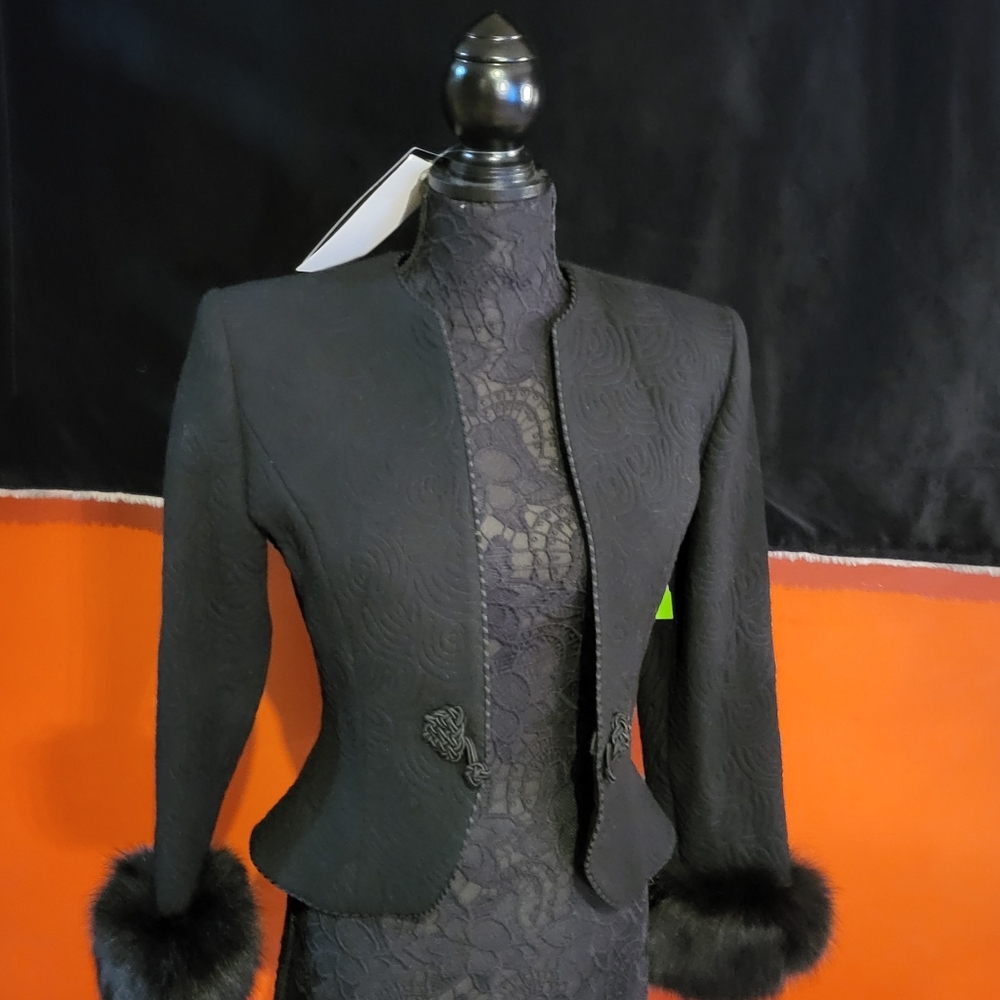 Women black jacket